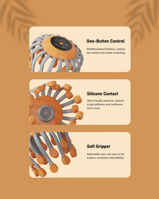 NuraCalm Head Massager And Migraine Relief Tool