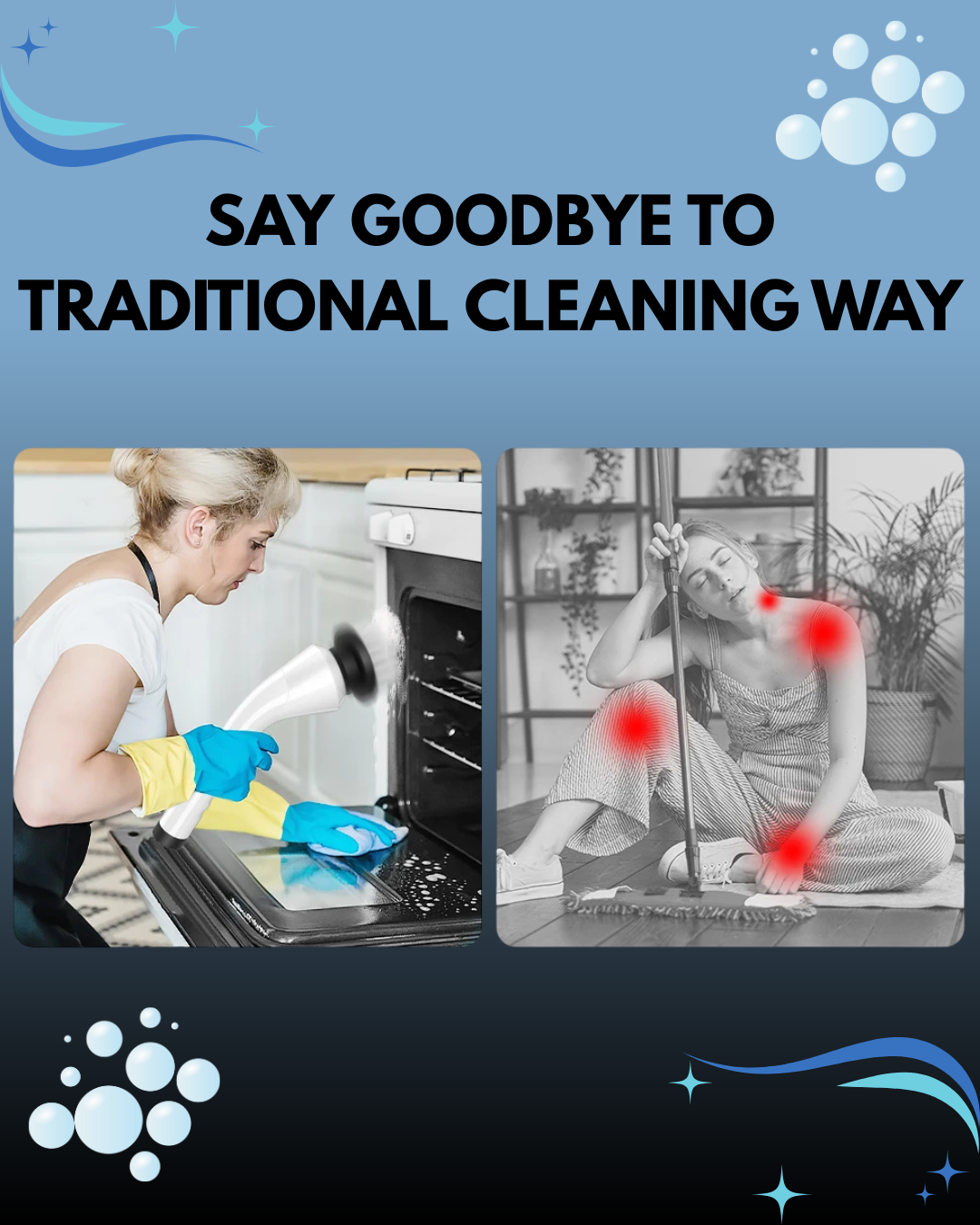ScrubGenius Electric scrubber with 8 Replaceable Brush Heads