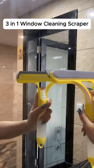 ClearSwipe Window Cleaning Squeegee 3 In 1