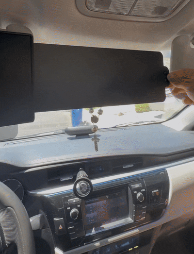 GlareGuard Car Sun Visor Extender Anti-glare Sun Blocker
